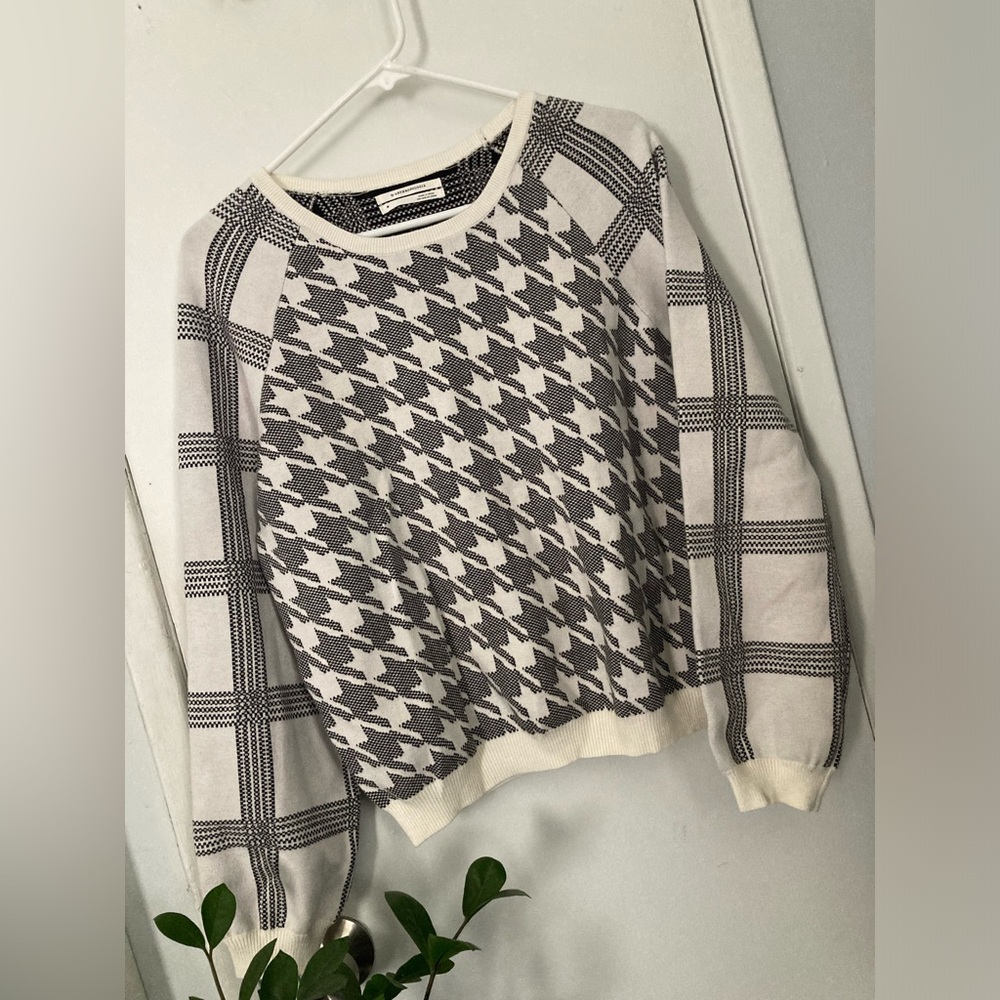 Anthropologie Printed Sweater